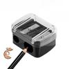 Plastic Double-Hole Pencil Sharpener For Eyeliner Eyebrow Pencil Student Girls Precision Lipstick Cosmetic Pencil Sharpener Tool