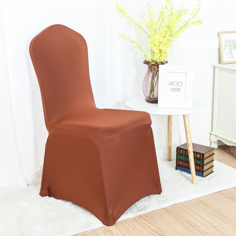 Einfarbiger Stretch-Stuhlbezug für Hochzeiten & Bankette zum Jahresende