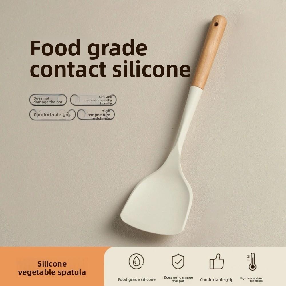 Non-stick Silicone Cookware Set Food Grade Spatula Utensils Kitchen Cookware  Kitchen Gadgets