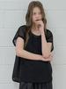 AVANT-G Poncho Oversized Knit - Black