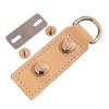 DIY Ersatz PU Leder Taschenverschluss Handgefertigte Taschenkette Verschluss Metall Schnappverschluss Tasche DIY