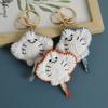 Handmade Crocheted  Keychain Wool Making Marine Crochet Pendants  Backpack Ornaments