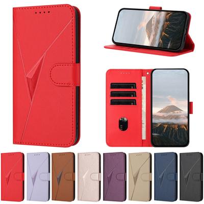 Funda de Cuero Para Samsung Galaxy S7 S8 S9 S10 S10E Edge Plus Tipo Libro Lujosa Ranuras para Tarjetas Soporte Billetera Cubierta Carcasa