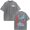 Vintage Washed Rapper Bad Bunny Debi Tirar Mas Fotos DTMF T Shirts Men Women Summer Clothing Fashion Hip Hop Tshirts Streetwear