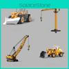 Alloy Excavator Construction Toy For Kids With Inertia Drive And Articulated Joints