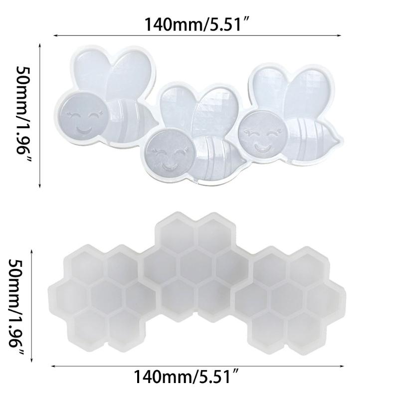 Little Bee- Lollipop Silicone Mold Chocolate Candy Mold for Diy Dessert Crystal Mold Handmade Cupcake Decor Baking Tool