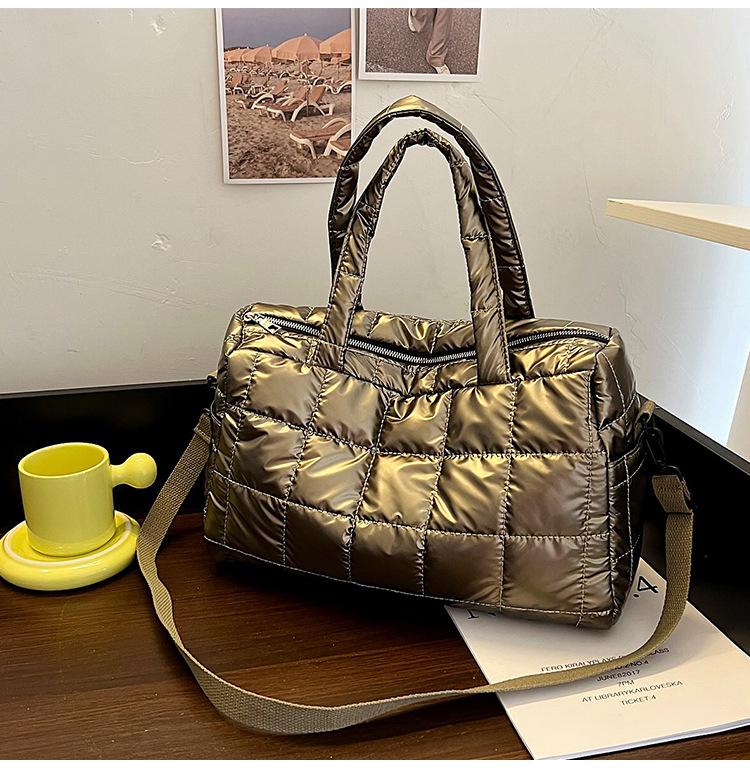 

Женская сумка через плечо, модная повседневная сумка через плечо, большая вместительная сумка-тоут, женская сумка серый