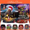 Gemütlicher und festlicher hässlicher Weihnachtspullover mit Dinosaurier-Design für Damen und Herren