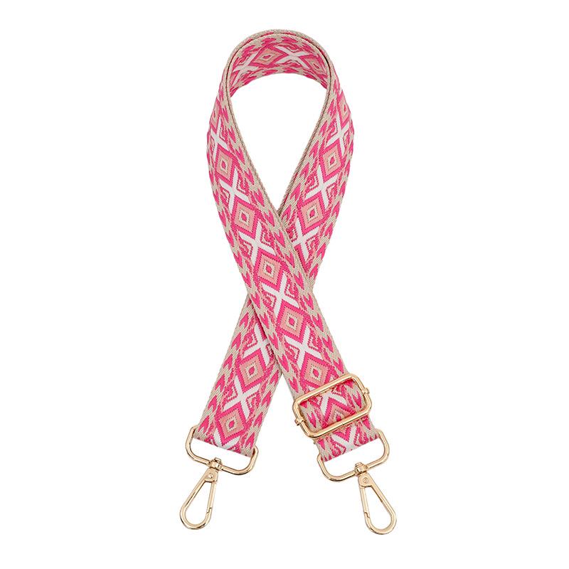 European & American Diamond Pattern Adjustable Crossbody Bag Strap - Colorful Shoulder/Backpack Replacement Accessory