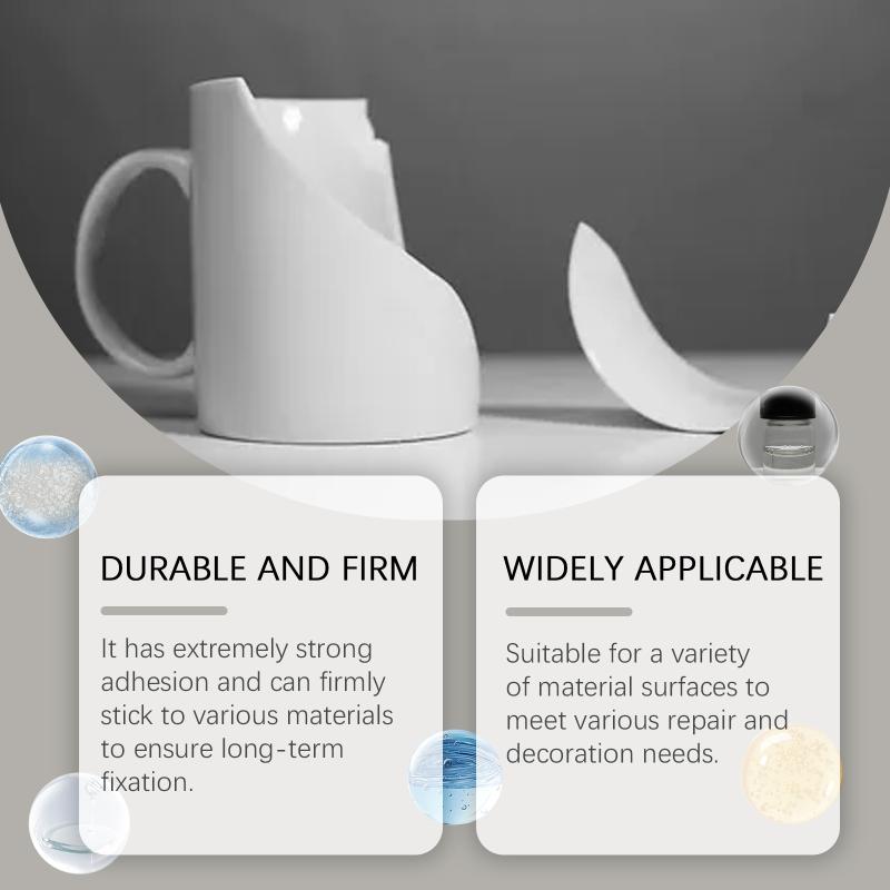 JUE FISH High Strength Universal Oily Glue Super Adhesive for Ceramics Glass Metal Rubber Plastic Wood Tire Repair Welding Agent