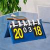 Sports Scoreboard Manual Score Cards Foldable Accessories Tabletop Board for Baseball Football