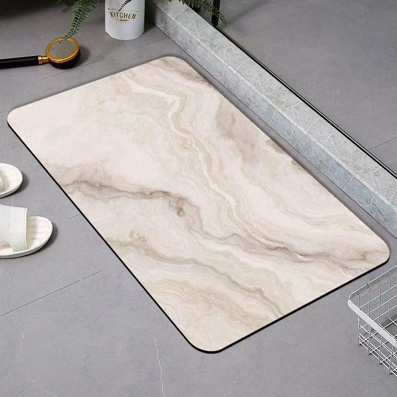 Simple Diatom Mud Anti-slip Water Absorbing Bathroom Door Mat