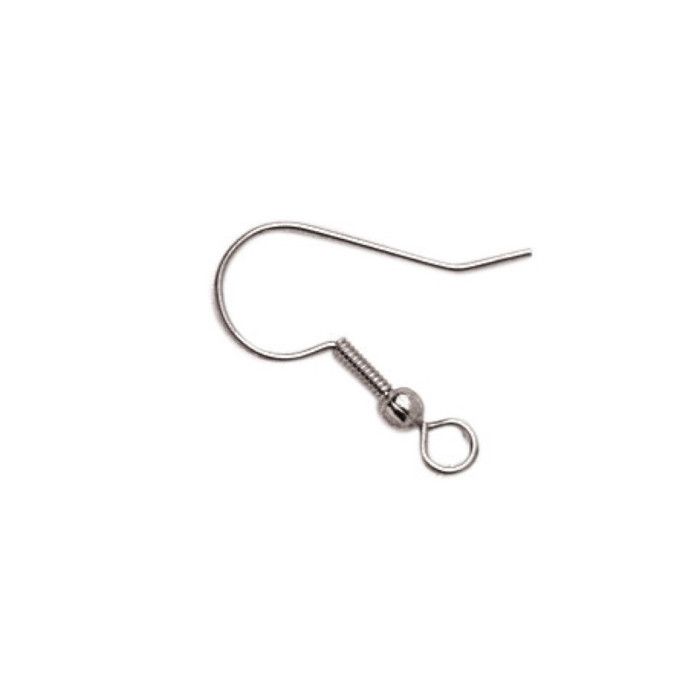 Boucles d'oreille américaines Crochet 19 mm Argenté x6