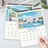 1 Stück, 2026 Reisekalender, Stadtansichten, 12 verschiedene Designs, Wandkalender, Geburtstags-, Weihnachts-, Neujahrsgeschenke