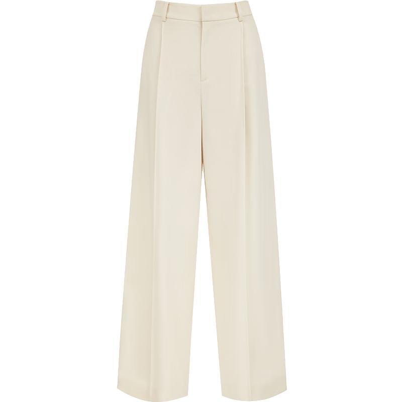 Veromoda Pleated High-Waisted Straight-Leg Trousers