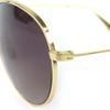 Excellent CELINE sunglasses Two Bridges Teardrop gold cotton mens CL40062U Used