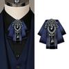 Men's Rhinestone Flower Bow Tie for Formal Events
