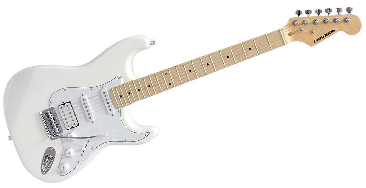 

Электрогитара PLAYTECH Stratocaster Type ST250 Maple White SSH
