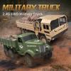 JJRC Q60 Q75 1:16 RC Car Simulation THAAD Six Wheel Military Truck Model Off-Road Climbing Children's RC Car Toys Christmas Gift