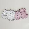 Pet Bow Printed Base Shirt Dog Dress Spring Autumn Bow Flying Sleeve Dress Long Sleeved Base Shirt Dog Clothes for Small Dogs