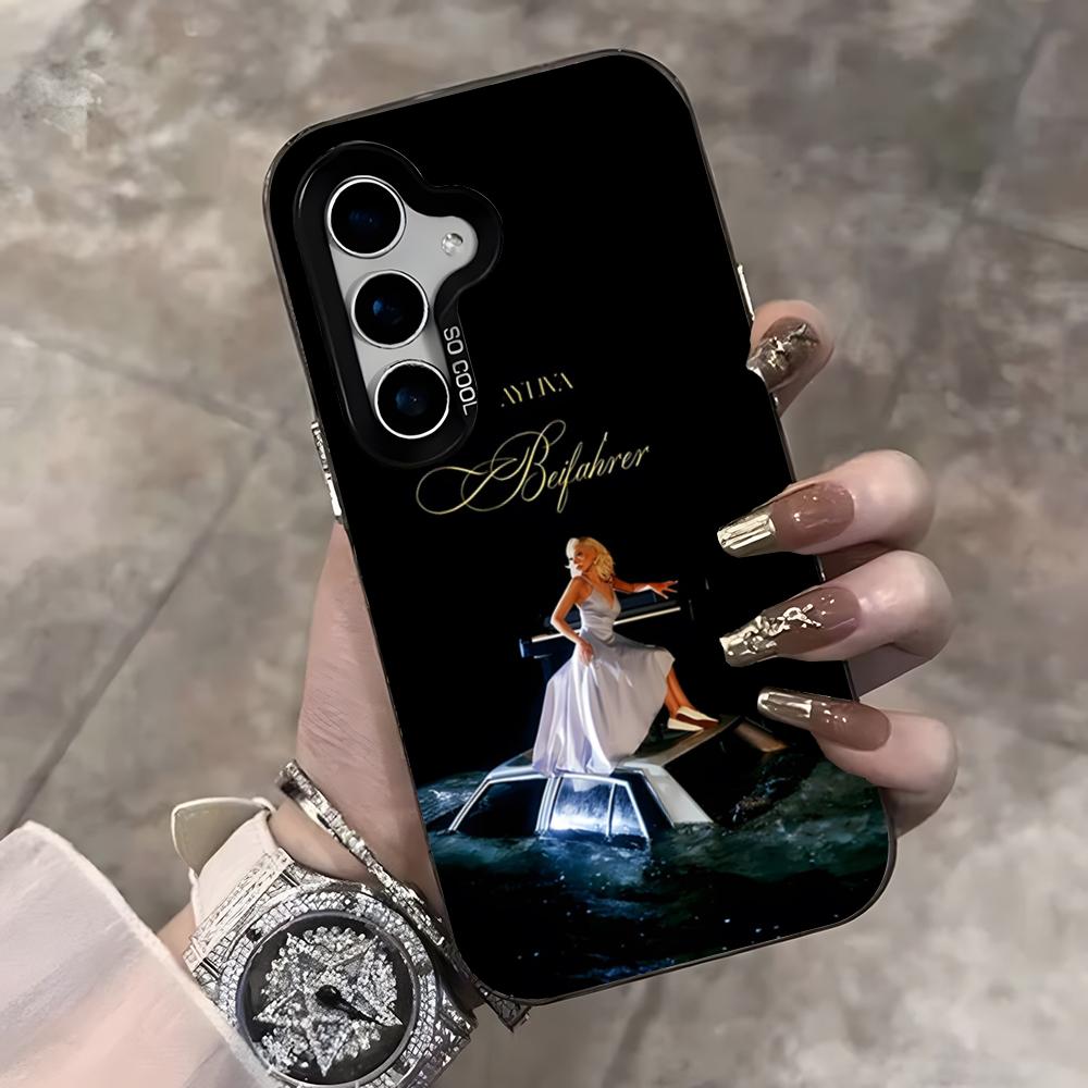 Ayliva Mobile Phone Case For Samsung S25 Ultra S23 S22 S21 S20 Ultra Plus S24 Fe A54 A55 Color Silver Cover