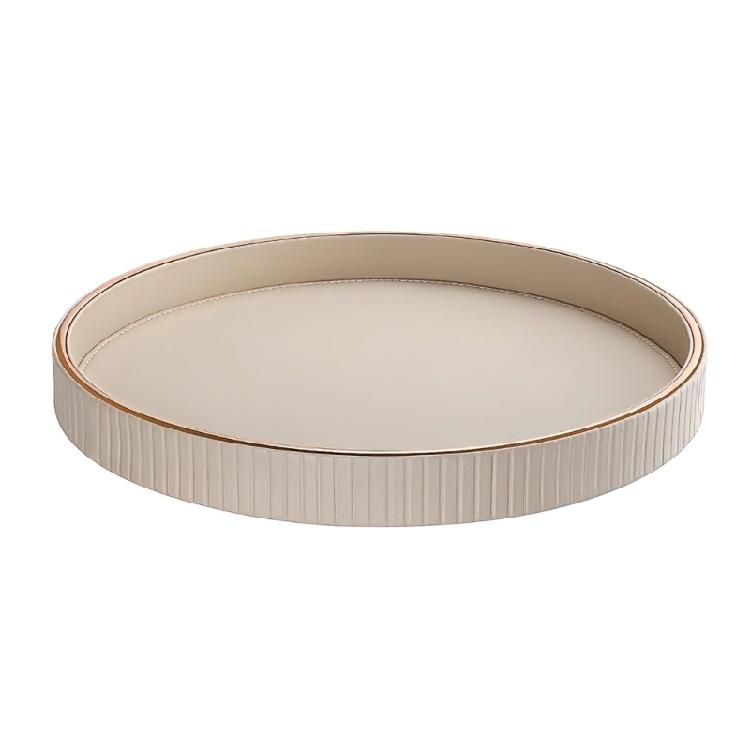 Leather Accessory Tray For Displaying And Storing Jewelry In Contemporary Interiors With Minimal Effort