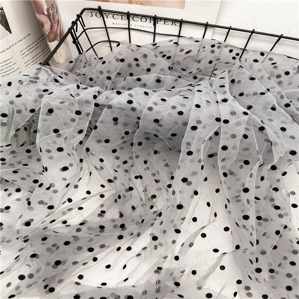 Pop 1 Yard Light Gauze Fog Nylon Mesh Fabric Soft Delicate Pure Color Lace Yarn For DIY Veil Wedding Decor Dress Fairy Tulle