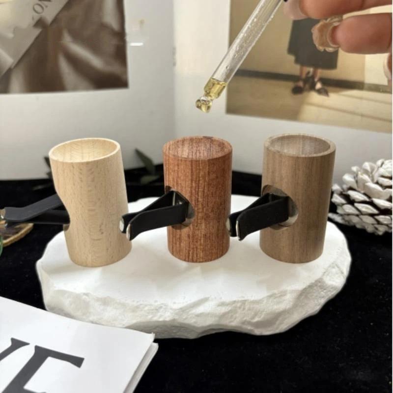 Spherical Wooden Car Essential Oil Diffuser Car Aromatherapy Clip Car Air Freshener Auto Decoration