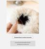 Pantoufles d'hiver en cuir et fourrure pour femmes 2025, Semelles épaisses style Birkenstock, Chaussures chaudes en coton doublées de velours