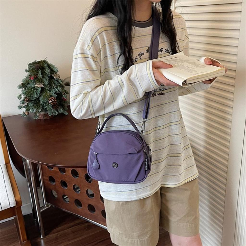 Xeie Thuk Shoulder Crossbody Handbag Women Nylon Multi Compartment Daily Commute
