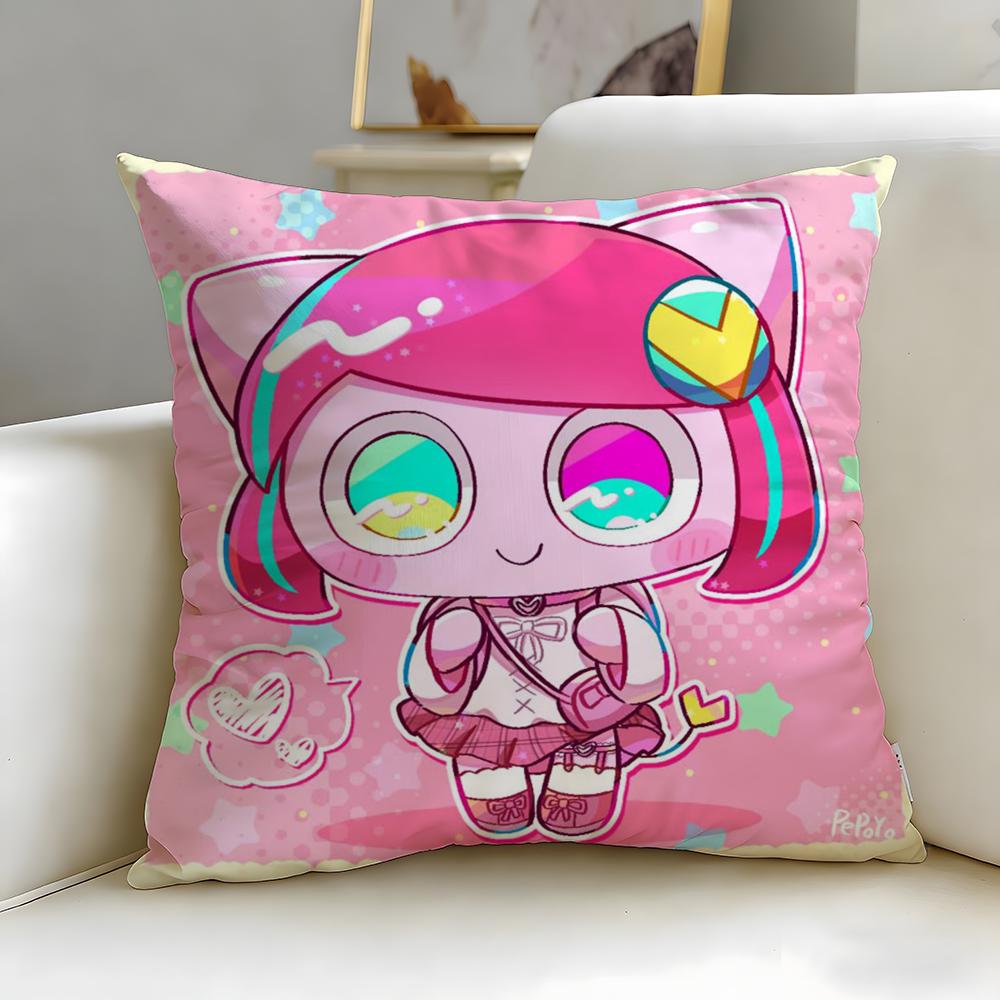 popular musician Pepoyo Cushion Cover Soft & Easy-Wash Pillow Case – Versatile for Couch, Bed, Travel and Office