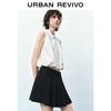 UR Women's Sleeveless Lapel Blouse Shirt
