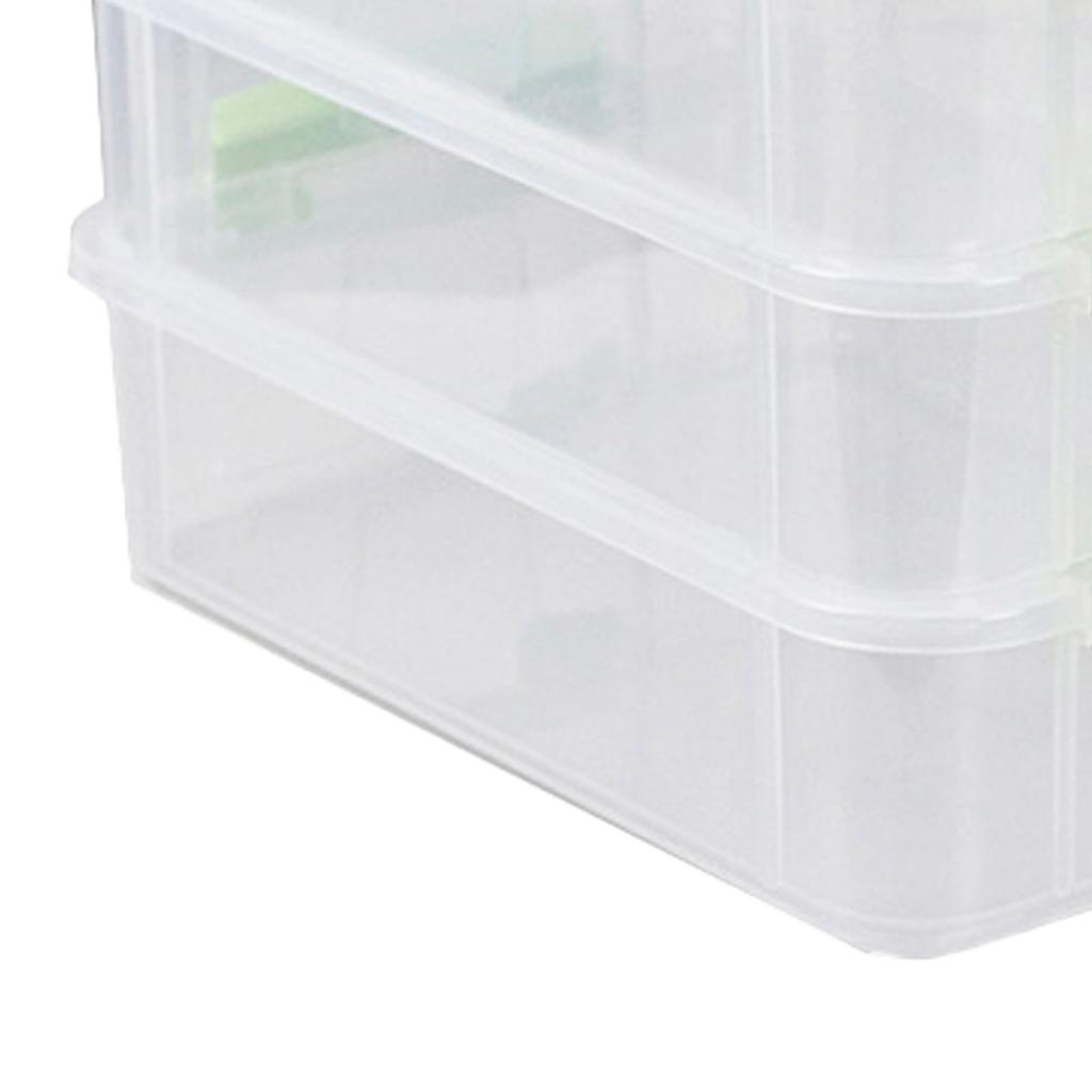 Stackable Storage Box Desktop Toy Blocks Organizer Box with Lid Storage Organizer Box for Bedroom