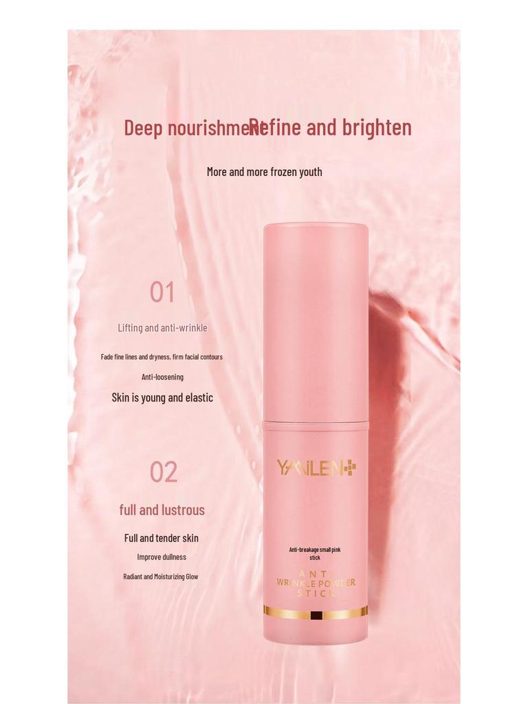 Korean Hydrating Pink Snail Peptide Wrinkle-Firming Stick & Neck Cream