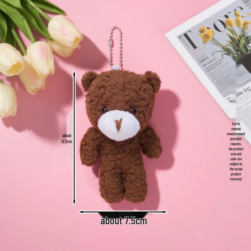 Soft Blush Bear Onesie with Cute Bear Pendant Ornament Gift Set