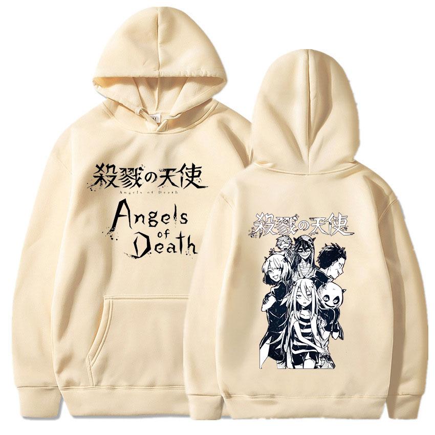 Anime Angels of Death Hoodies Cool Caroon Rache Gardner Isaac Foster Graphic Streetwear Harajuku Couple Sweatshirts Pullover Unisex