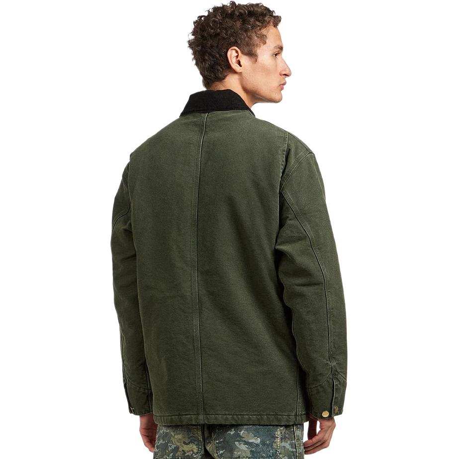 Carhartt Wip corduroy-collar cotton jacket I035613-3CM-4O