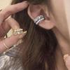 Luxury Multi-Layer Geometric Pearl & Cubic Zirconia Ear Cuff Earrings