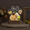 Custom Pet Photo Night Light Dog Memorial Gift Glowing LED Acrylic Light Personalized Picture Gift Home Decor For Pet Owners