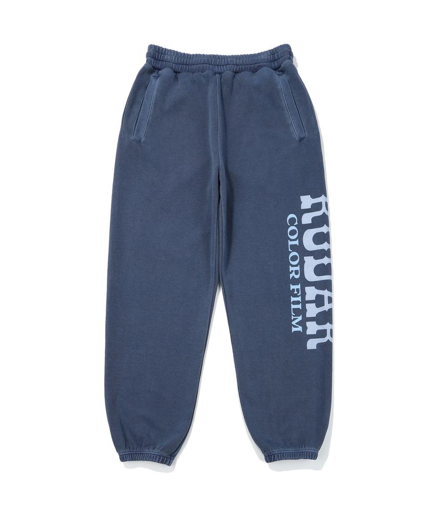 KODAK Scenery Graphic Pigment-Dyed Jogger Pants Blue
