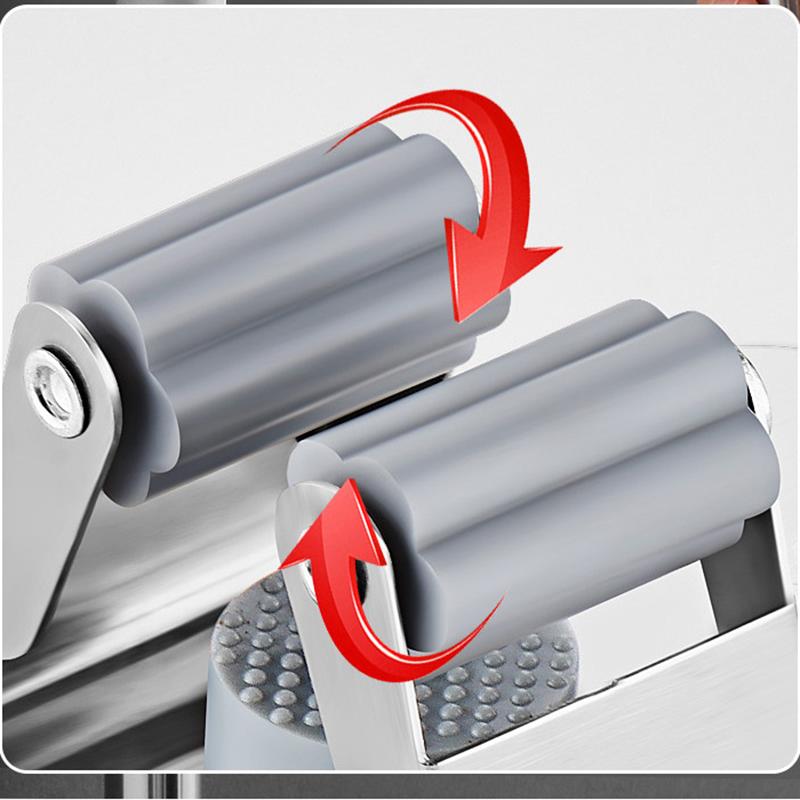 Hanger Heavy Duty Stainless Steel Space Saving Mop Rack Organizer Laundry Room Broom Holder Storage Hook Wall Mount