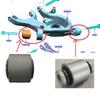 POKESS Control Arm Big Small Bushing Car Suspension Parts for Ford Mondeo MK5 Fusion Taurus Edge 2015- F2GC5K653AXB FR270AA
