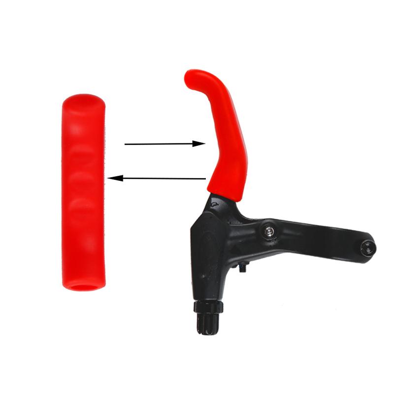 Brake Lever Silicone Cover Mountain Fixie Road Folding Bike Protection Gear Accessory Equipment Part Portable Easy To Use