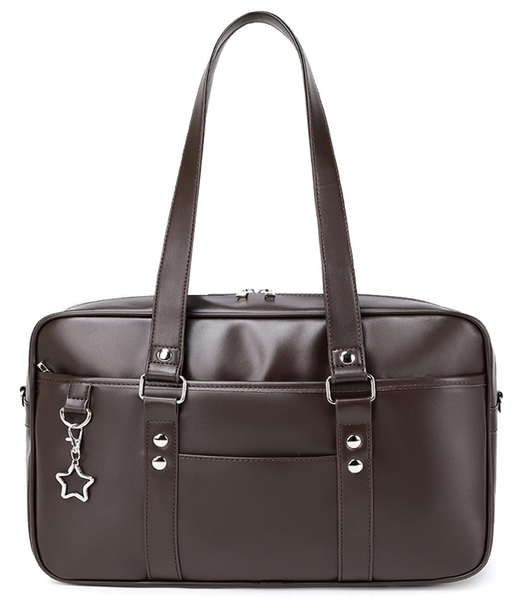 

Школьный синтетический для старшей школы Bosdon School Большой студенческий Большая школа с внутренним кольцом для ключей [ARIALK] Сумка, Кожа, Студенты, Девочки, Поездки на работу, Сумка, кофейный