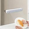 Magnetic Plastic Wrap Cutter Box Magnetic Aluminum Foil Dispenser Refillable Space Saving Cutter Container For Kitchen Fridge