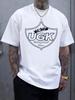 UGK Underground Kingz Grafikdruck Kurzarm-T-Shirt - Schwarz