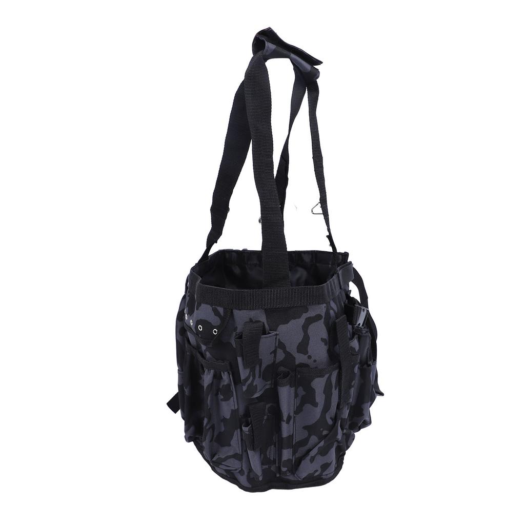 Fishing Bucket Storage Bag 600D Oxford Fabric Camouflage Fishing Bucket Tool Organizer for 5 To 6