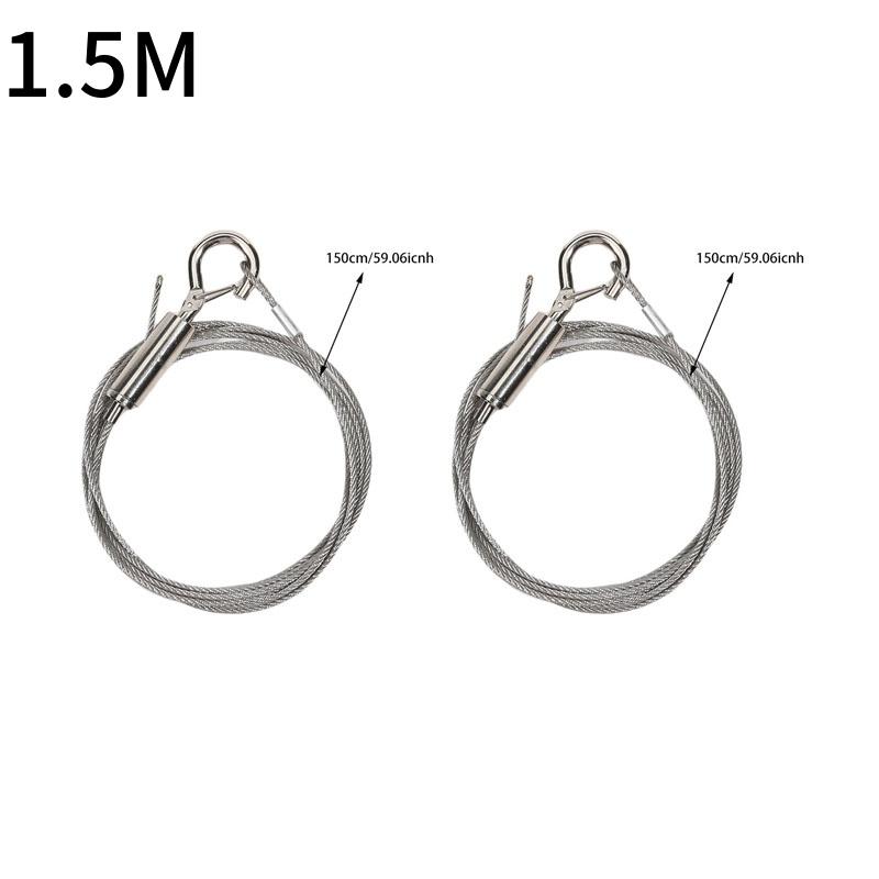 Adjustable Automatic Wire Rope Spring Hook Clothesline Picture Hanging Solution System Suspension Code Stainless Steel Cable