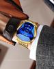 Men's Trendy Motorcycle Concept Watch with Black Technology