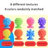 8pcs Textured Sensory Suction Cup Toy For Kids Quiet Tactilely Toy For Stress Relief And Autism Support for Classroom Use
